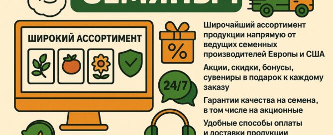 Магазин Семяныч: заказать семечки с гарантией качества